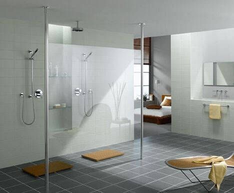 Kermi Walk-in Shower Free Inloopdouche 118 X 200 Cm. Zilver Glans-helder Glas