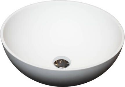 Loutro Waskom Zora Rond 40x40x15.5 cm Hoogglans Wit