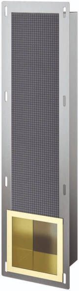Luca sanitair Inbouw Reserve Toiletrolhouder 19 5x72x12 2cm Geborsteld Goud PVD