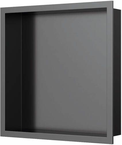 Luca Sanitair Inbouwnis 30x30x6 5 cm RVS Gunmetal PVD