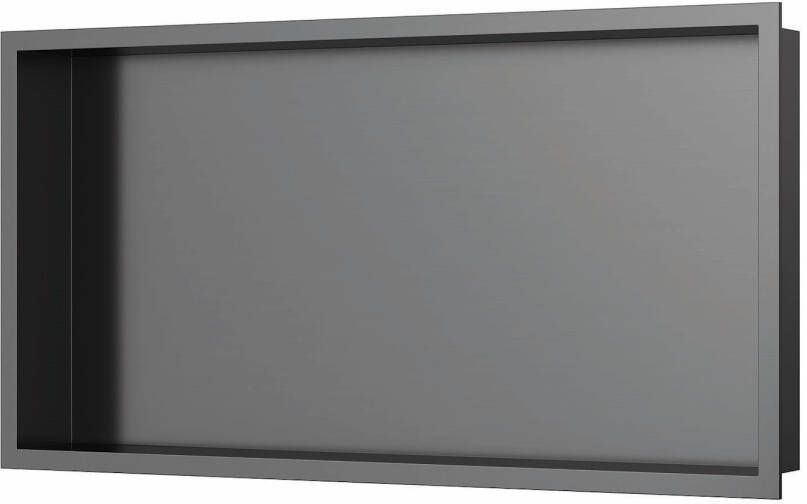 Luca Sanitair Inbouwnis 60x30x6 5 cm RVS Gunmetal PVD