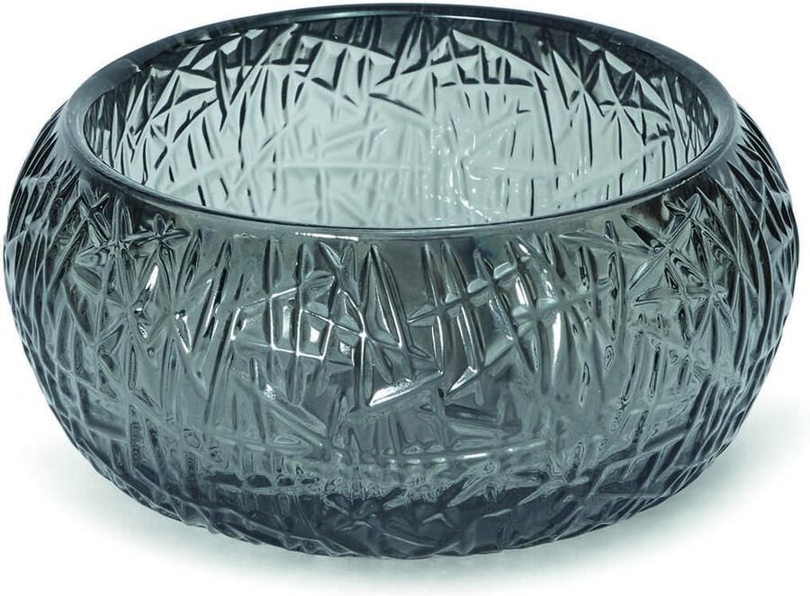 Luca Sanitair Fontein Opzetwastafel Luca Vetro Rond 24x24x12 Glas Excl. Wastafelhouder Smoke - Foto 2