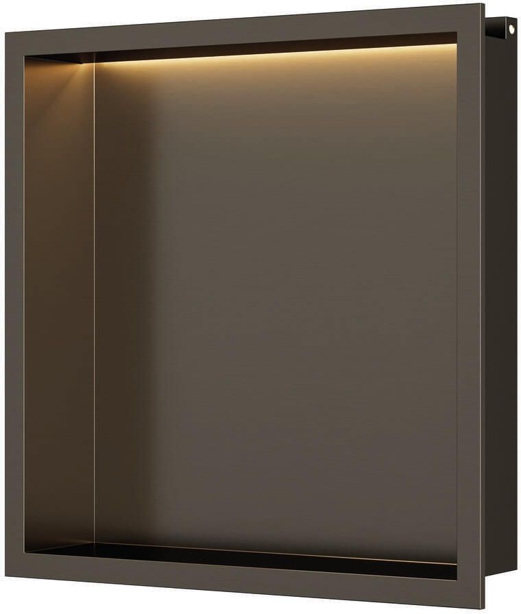 Brauer Inbouwthermostaat set Black Edition Met Drukknoppen Incl Baduitloop Mat Zwart (Keuze Handdouche)