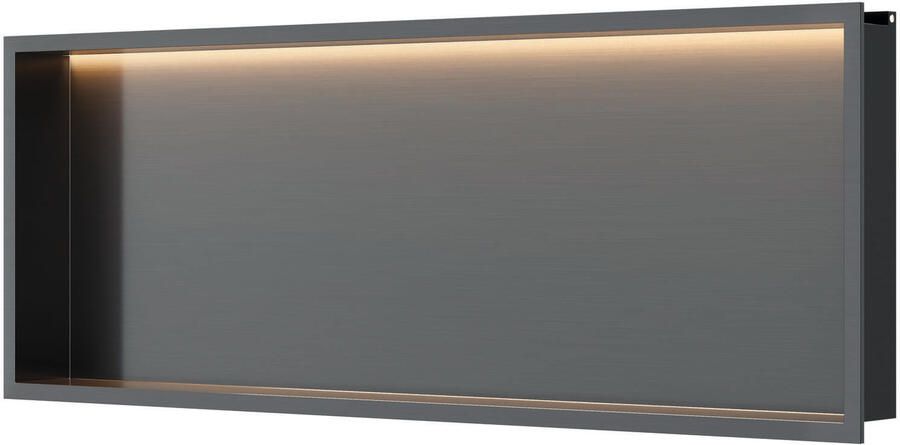 Brauer Inbouwthermostaat set Carving Met Drukknoppen Incl Baduitloop en Afvoer Mat Zwart (Keuze Handdouche) - Foto 2