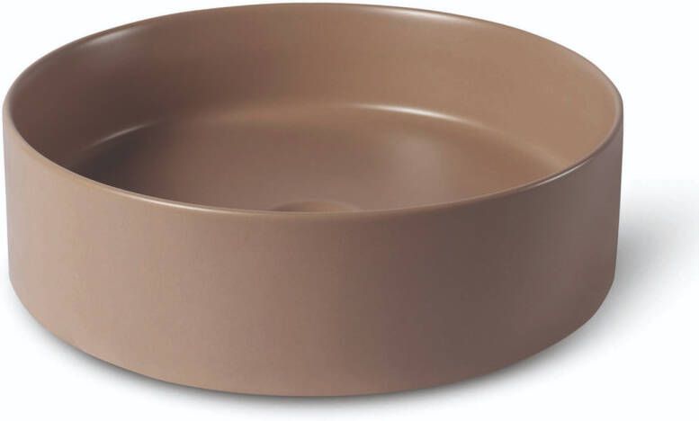 Luca sanitair Waskom Ceramics Rond 39 4x39 4x11 5 Keramiek Mat Cappuccino