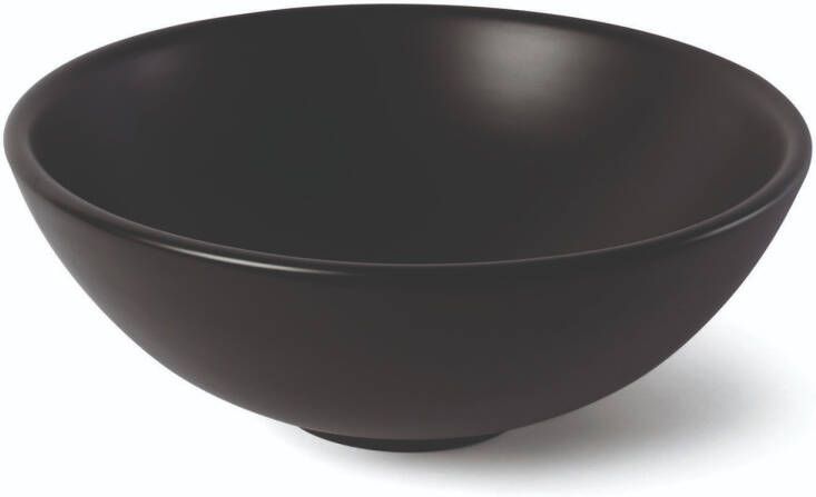 Luca sanitair Waskom Ceramics Venere Rond 41x41x16 Keramiek Mat Zwart