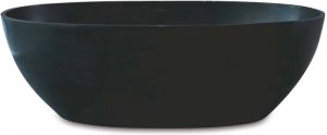 Luca Sanitair Vrijstaand Bad Vasca 180x80x60 cm Solid Surface Antraciet