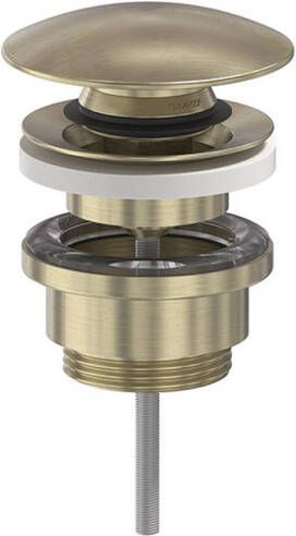 MAY Designplug Stop & Go Geborsteld Mat Goud PVD