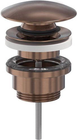 MAY Designplug Stop & Go Geborsteld Mat Koper PVD