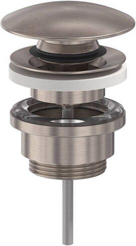 MAY Designplug Stop & Go Geborsteld Nickel PVD