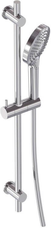 MAY Glijstangset Met 3-Standen Handdouche Doucheslang en Glijstang 70 cm Chroom