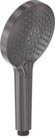 MAY Handdouche 3-Standen Met Antikalk Nozzles Geborsteld Carbon Black PVD