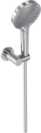 MAY Handdoucheset 3-Standen Handdouche Verstelbare Wandsteun en Smooth Doucheslang 125 cm Chroom