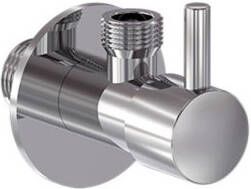 MAY Hoekstopkraan G1 2" x G3 8" Chroom