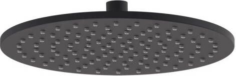 MAY Hoofddouche Medium 25 cm met Antikalk Nozzles Mat Zwart PED