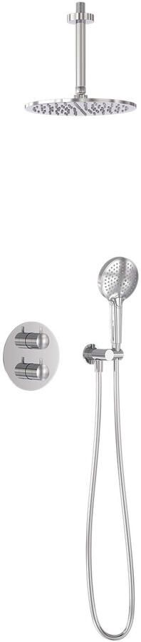 MAY Thermostatische Inbouwdoucheset Plafond Inbouw Chroom