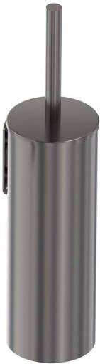 MAY Toiletborstel Wandmodel Geborsteld Carbon Black PVD