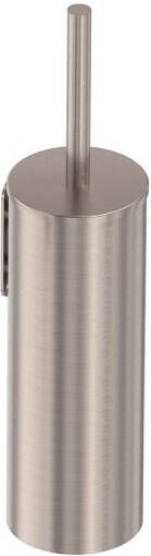 MAY Toiletborstel Wandmodel Geborsteld Nickel PVD