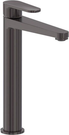 MAY Wastafelmengkraan Forma Opbouw Model L Geborsteld Carbon Black PVD