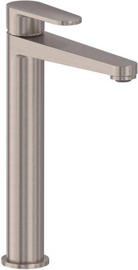 MAY Wastafelmengkraan Forma Opbouw Model L Geborsteld Nickel PVD