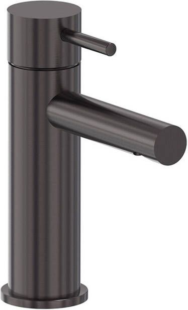 MAY Wastafelmengkraan Stilo Opbouw Model S Geborsteld Carbon Black PVD