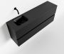 Mondiaz ADA Toiletmeubel 120x30x50cm met 0 kraangaten 2 lades urban mat Wastafel Lex links Solid Surface Zwart FK75342112 - Thumbnail 1