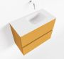 Mondiaz ADA Toiletmeubel 60x30x50cm met 0 kraangaten 2 lades ocher mat Wastafel Lex rechts Solid Surface Wit FK75341864 - Thumbnail 1