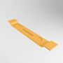 Mondiaz Easy badplank 12.5x86x4.2cm Solid surface Ocher mat M80182Ocher - Thumbnail 1