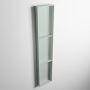 Mondiaz Easy nis 29.5x149.5x8cm voor Inbouw opbouw 3 open vakken Solid surface Greey Greey M80047Greey Greey - Thumbnail 1