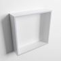 Mondiaz Easy nis 29.5x29.5x8cm voor Inbouw opbouw 1 open vak Solid surface Talc Cale M80011Cale Talc - Thumbnail 1