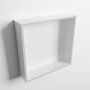 Mondiaz Easy nis 29.5x29.5x8cm voor Inbouw opbouw 1 open vak Solid surface Talc Clay M80011Clay Talc - Thumbnail 1