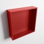 Mondiaz Easy nis 29.5x29.5x8cm voor Inbouw opbouw 1 open vak Solid surface Fire Fire M80011Fire Fire - Thumbnail 1