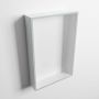 Mondiaz Easy nis 29.5x44.5x8cm voor Inbouw opbouw 1 open vak Solid surface Talc Greey M80015Greey Talc - Thumbnail 1