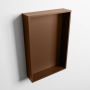 Mondiaz Easy nis 29.5x44.5x8cm voor Inbouw opbouw 1 open vak Solid surface Rust Rust M80015Rust Rust - Thumbnail 1