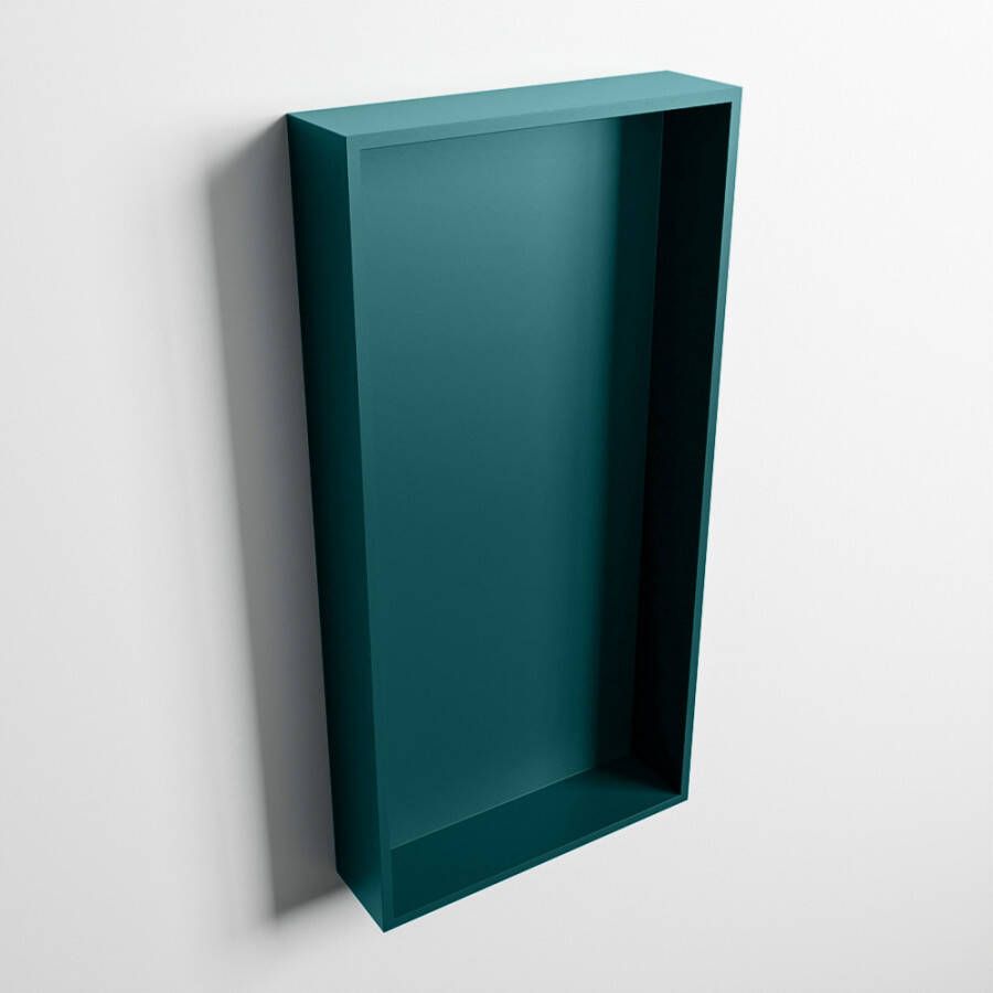 Mondiaz Easy nis 29.5x59.5x8cm voor Inbouw opbouw 1 open vak Solid surface Smag Smag M80019Smag Smag