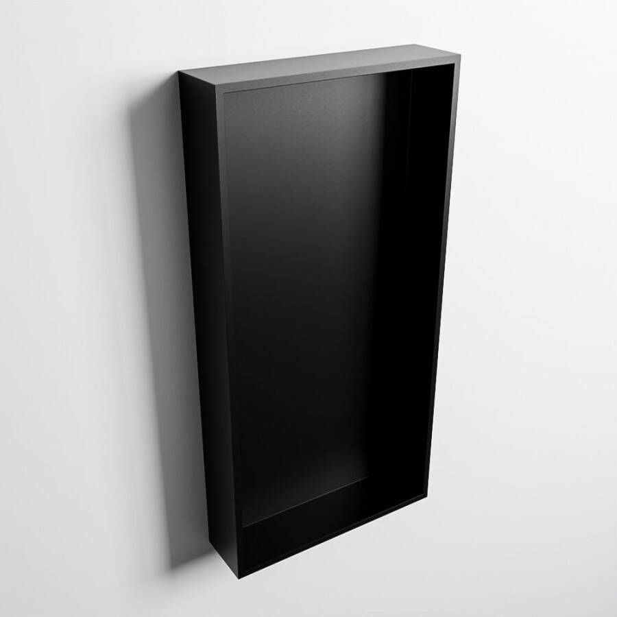 Mondiaz Easy nis 29.5x59.5x8cm voor Inbouw opbouw 1 open vak Solid surface Urban Urban M80019Urban Urban