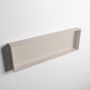 Mondiaz EASY Nis 89 5x29 5cm in solid surface kleur Linen | Linen. 1 vak geschikt voor in- of opbouw - Thumbnail 1