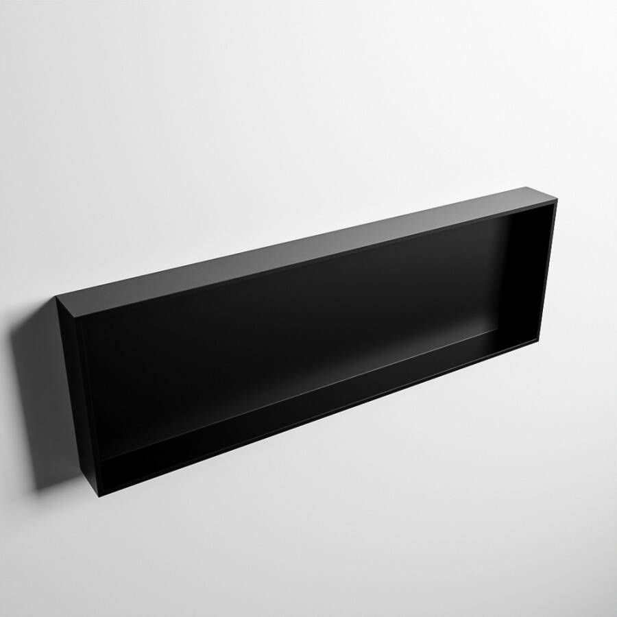 Mondiaz Easy nis 29.5x89.5x8cm voor Inbouw opbouw 1 open vak Solid surface Urban Urban M80022Urban Urban