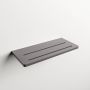 Mondiaz Easy Plancet 14x31x1.2cm opbouw Solid surface Dark grey mat M80184DarkGrey - Thumbnail 1