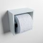 Mondiaz Easy Toiletrolhouder CUBE 160 solid surface 16x8 6cm kleur Clay. Geschikt voor op en inbouw. - Thumbnail 1