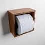 Mondiaz Easy Toiletrolhouder CUBE 160 solid surface 16x8 6cm kleur Rust. Geschikt voor op en inbouw. - Thumbnail 1