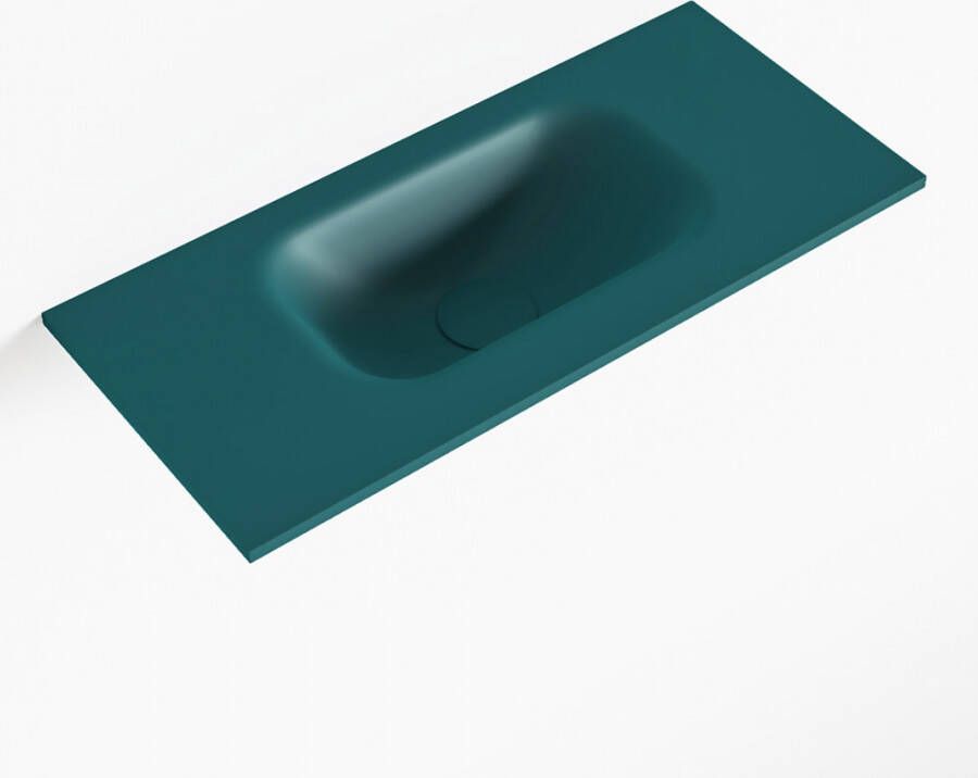 Mondiaz EDEN Smag solid surface inleg wastafel voor toiletmeubel 50cm. Positie wasbak midden