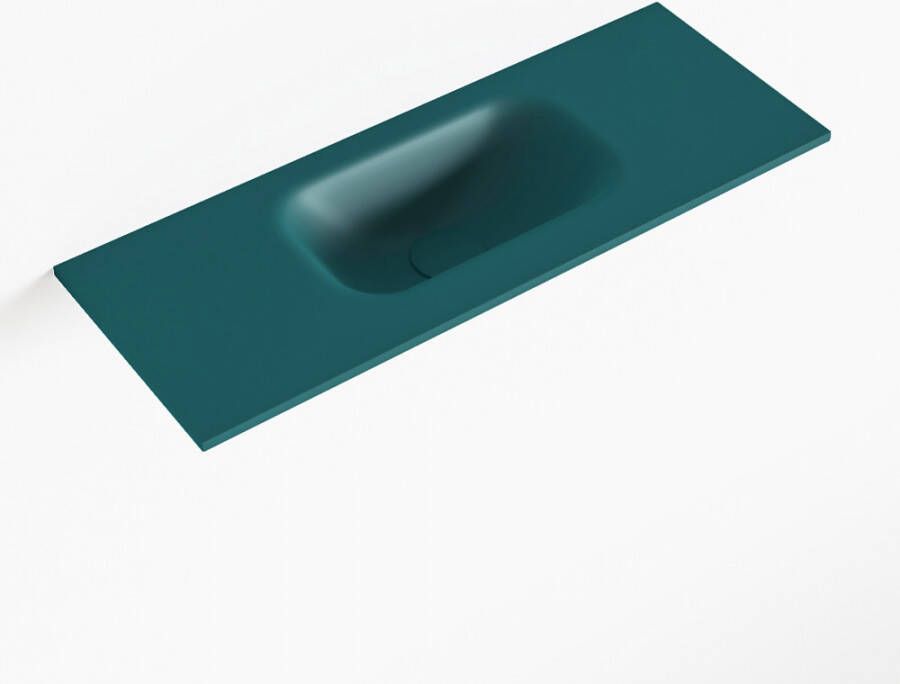 Mondiaz EDEN Smag solid surface inleg wastafel voor toiletmeubel 60cm. Positie wasbak midden
