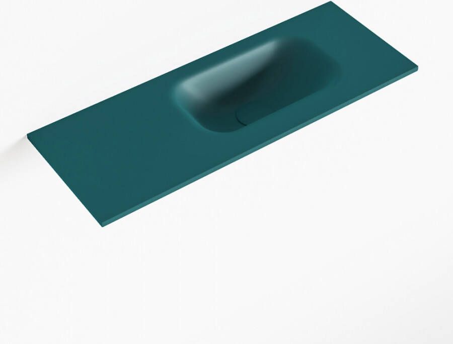 Mondiaz EDEN Smag solid surface inleg wastafel voor toiletmeubel 60cm. Positie wasbak rechts