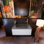 Mondiaz ERIN 80cm badmeubelset onderkast kleur Cale met 1 lade Wastafel RIDGE midden 1 kraangat kleur Dark grey ERIN11702 - Thumbnail 1