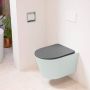 Mondiaz LAVIE wandclosetpack 36x53cm diepspoel rimless Greey (grijs) softclose quick-release toiletzitting Dark grey (grijs) LAVIEsetGreDgr - Thumbnail 1