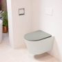 Mondiaz LAVIE wandclosetpack 36x53cm diepspoel rimless Linen (offwhite) softclose quick-release toiletzitting Smoke (grijs) LAVIEsetLinSmo - Thumbnail 1