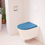 Mondiaz LAVIE wandclosetpack 36x53cm diepspoel rimless Rosee (roze) softclose quick-release toiletzitting Jeans (blauw) LAVIEsetRosJea - Thumbnail 1