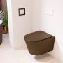 Mondiaz LAVIE wandclosetpack 36x53cm diepspoel rimless Rust (bruin) softclose quick-release toiletzitting Rust (rood) LAVIEsetRusRus - Thumbnail 1