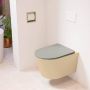 Mondiaz LAVIE wandclosetpack 36x53cm diepspoel rimless Sand (beige) softclose quick-release toiletzitting Smoke (grijs) LAVIEsetSanSmo - Thumbnail 1